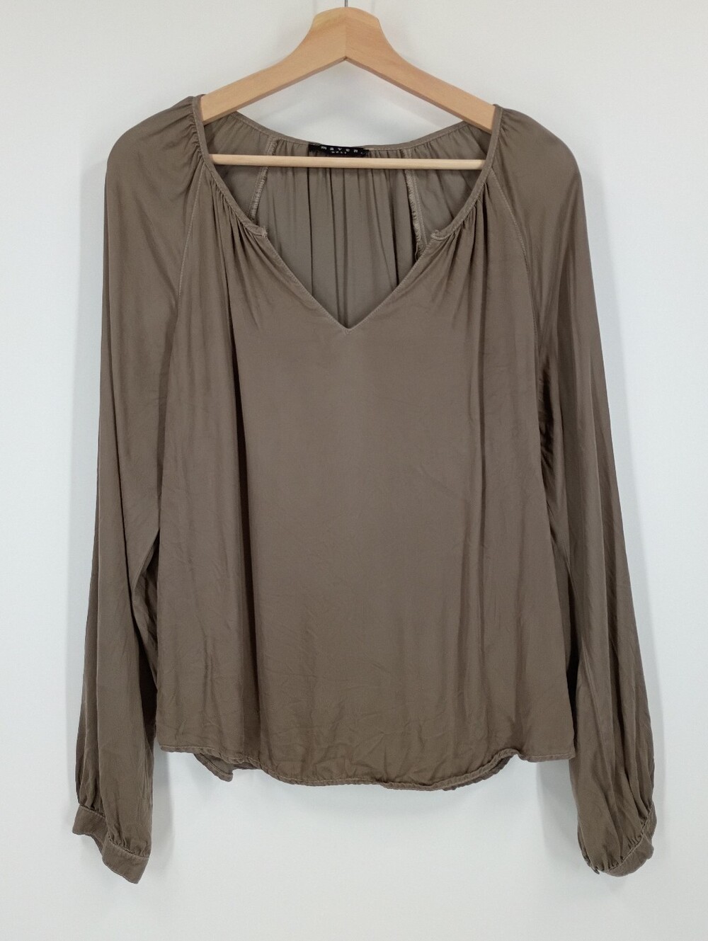 Maven West Long Sleeve Peasant Top